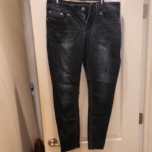 Seven7 Women's Dark Wash Skinny Jeans